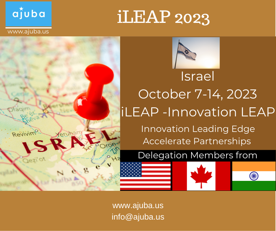 AJUBA iLEAP 2023 DELEGATION TO ISRAEL