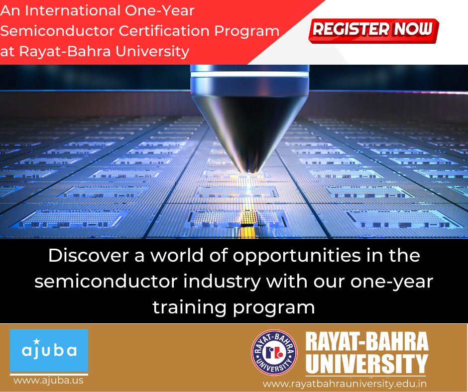 Discover a world of opportunities in the semiconductor industry with our one-year training program